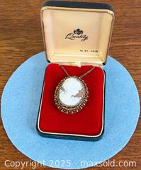 MaxSold Auction: Antique Sterling Silver Cameo Pendant - Hamilton (Ontario, Canada) SELLER MANAGED Estate Sale Online Auction - Gertrude Street