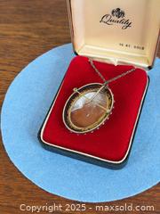 MaxSold Auction: Antique Sterling Silver Cameo Pendant - Hamilton (Ontario, Canada) SELLER MANAGED Estate Sale Online Auction - Gertrude Street