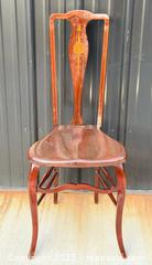 MaxSold Auction: Early American Chair - with Mother of Pearl Inlay - Hamilton (Ontario, Canada) SELLER MANAGED Estate Sale Online Auction - Gertrude Street