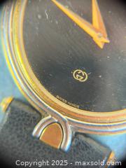 MaxSold Auction: GUCCI - Gold Black Watch 4500M - Hamilton (Ontario, Canada) SELLER MANAGED Estate Sale Online Auction - Gertrude Street