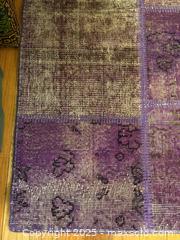 MaxSold Auction: Handmade Turkish Patchwork Rug: Purple Wool - Hamilton (Ontario, Canada) SELLER MANAGED Estate Sale Online Auction - Gertrude Street