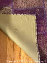 MaxSold Auction: Handmade Turkish Patchwork Rug: Purple Wool - Hamilton (Ontario, Canada) SELLER MANAGED Estate Sale Online Auction - Gertrude Street
