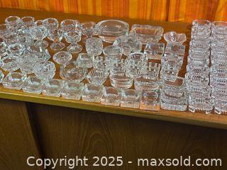 MaxSold Auction: Large Collection of Antique Clear Glass Open Salts - Hamilton (Ontario, Canada) SELLER MANAGED Estate Sale Online Auction - Gertrude Street