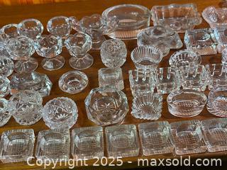 MaxSold Auction: Large Collection of Antique Clear Glass Open Salts - Hamilton (Ontario, Canada) SELLER MANAGED Estate Sale Online Auction - Gertrude Street