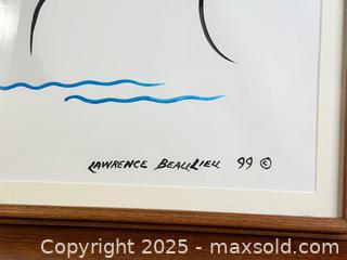 MaxSold Auction: Lawrence Beaulieu (1959-2002) &#39;Bird family&#39; - Acrylic on Paper Painting - Hamilton (Ontario, Canada) SELLER MANAGED Estate Sale Online Auction - Gertrude Street