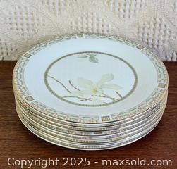 MaxSold Auction: Royal Doulton 'White Nile' Dinner Plates (x8) - Hamilton (Ontario, Canada) SELLER MANAGED Estate Sale Online Auction - Gertrude Street