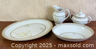 MaxSold Auction: Royal Doulton 'White Nile' Serving Pieces - Hamilton (Ontario, Canada) SELLER MANAGED Estate Sale Online Auction - Gertrude Street