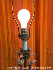 MaxSold Auction: Vintage Hollywood Regency Floral Table Lamp  - Hamilton (Ontario, Canada) SELLER MANAGED Estate Sale Online Auction - Gertrude Street