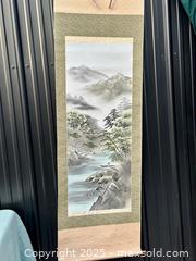 MaxSold Auction: Vintage Original Chinese Watercolour Scroll Painting - Hamilton (Ontario, Canada) SELLER MANAGED Estate Sale Online Auction - Gertrude Street