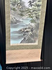 MaxSold Auction: Vintage Original Chinese Watercolour Scroll Painting - Hamilton (Ontario, Canada) SELLER MANAGED Estate Sale Online Auction - Gertrude Street
