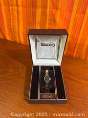 MaxSold Auction: Vintage Seiko Ladies Watch in Box - Hamilton (Ontario, Canada) SELLER MANAGED Estate Sale Online Auction - Gertrude Street