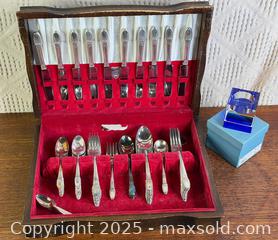 MaxSold Auction: Vintage Silverware Set + Candlestick - Hamilton (Ontario, Canada) SELLER MANAGED Estate Sale Online Auction - Gertrude Street