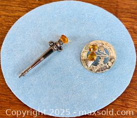 MaxSold Auction: Vintage Sterling Silver Scottish Brooches - Hamilton (Ontario, Canada) SELLER MANAGED Estate Sale Online Auction - Gertrude Street