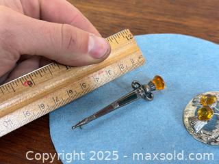 MaxSold Auction: Vintage Sterling Silver Scottish Brooches - Hamilton (Ontario, Canada) SELLER MANAGED Estate Sale Online Auction - Gertrude Street