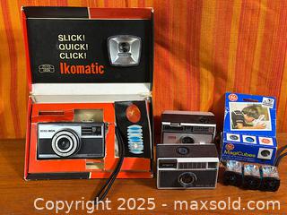 MaxSold Auction: Vintage Zeiss Ikon Ikomatic A Point Click Camera + 2 More - Hamilton (Ontario, Canada) SELLER MANAGED Estate Sale Online Auction - Gertrude Street