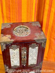 MaxSold Auction: Vtg Chinese Rosewood and Jade Jewelry Box - Hamilton (Ontario, Canada) SELLER MANAGED Estate Sale Online Auction - Gertrude Street