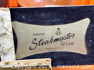 MaxSold Auction: Vtg Wood Salad Bowls and Steak Cutting Utensils Sets - Hamilton (Ontario, Canada) SELLER MANAGED Estate Sale Online Auction - Gertrude Street