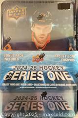 MaxSold Auction: 2024-25 Upper Deck Series One Tin &#38; 2 Star Rookies Box Sets NHL Hockey - Cobourg (Ontario, Canada) SELLER MANAGED Reseller Online Auction -  Elgin St. W