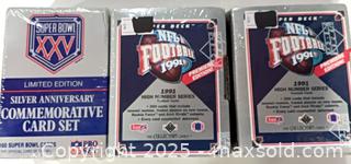 MaxSold Auction: 3 Factory Sealed Boxes of 90’s NFL Football Cards - Cobourg (Ontario, Canada) SELLER MANAGED Reseller Online Auction - Elgin Street West