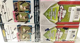 MaxSold Auction: 4 Trading Card Blaster Boxes - Panini Select & Topps Chrome - Cobourg (Ontario, Canada) SELLER MANAGED Reseller Online Auction - Elgin Street West