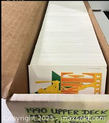 MaxSold Auction: ‘90 Upper Deck MLB Complete Set (1-800) - Cobourg (Ontario, Canada) SELLER MANAGED Reseller Online Auction - Elgin Street West