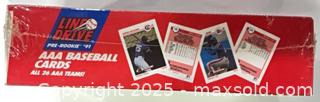MaxSold Auction: Factory Sealed Box of 1991 Line Drive Pre-Rookie AAA Baseball Cards - Cobourg (Ontario, Canada) SELLER MANAGED Reseller Online Auction - Elgin Street West