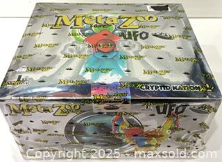 MaxSold Auction: MetaZoo UFO Cryptid Nation 1st Edition Sealed Hobby Box - Cobourg (Ontario, Canada) SELLER MANAGED Reseller Online Auction - Elgin Street West