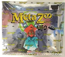 MaxSold Auction: MetaZoo UFO Cryptid Nation 1st Edition Sealed Hobby Box - Cobourg (Ontario, Canada) SELLER MANAGED Reseller Online Auction - Elgin Street West
