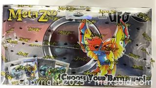 MaxSold Auction: MetaZoo UFO Cryptid Nation 1st Edition Sealed Hobby Box - Cobourg (Ontario, Canada) SELLER MANAGED Reseller Online Auction - Elgin Street West