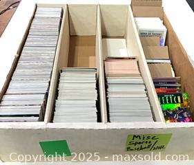 MaxSold Auction: Mixed 1990s Baseball & Hockey Trading Cards Lot (800–1,200) - Cobourg (Ontario, Canada) SELLER MANAGED Reseller Online Auction - Elgin Street West