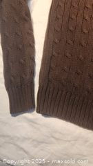 MaxSold Auction: Designer RL Sport Cableknit 100% Cotton Sweater Logo Ladies M - Vaughan (Ontario, Canada) SELLER MANAGED Downsizing Online Auction -  Brickstone Circle