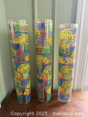 MaxSold Auction: 80's Bright Colored Tumblers Bright Fishes - San Francisco (California, USA) SELLER MANAGED Estate Sale Online Auction - Kenwood Way