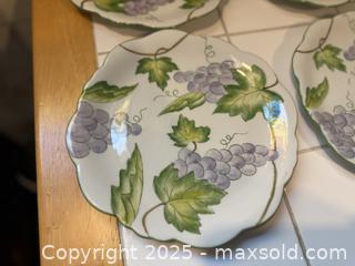 MaxSold Auction: Andrea by Sadek Oriental Grapes Scallop Edge Decorative Plate - San Francisco (California, USA) SELLER MANAGED Estate Sale Online Auction - Kenwood Way
