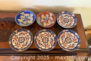 MaxSold Auction: Antique Old Imari Plate Lot. Birds and Flowers.  - San Francisco (California, USA) SELLER MANAGED Estate Sale Online Auction - Kenwood Way