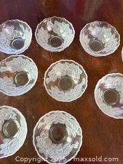 MaxSold Auction: Etched Rose Bowl Set  12 Piece Set  - San Francisco (California, USA) SELLER MANAGED Estate Sale Online Auction - Kenwood Way