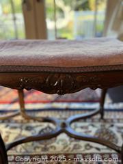 MaxSold Auction: French Country Provincial Louis XV Style 6 Legs Bench - San Francisco (California, USA) SELLER MANAGED Estate Sale Online Auction - Kenwood Way