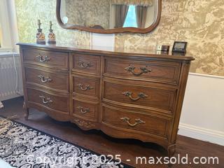 MaxSold Auction: French Provincial Dresser. Ornate Handles and Carved Details  - San Francisco (California, USA) SELLER MANAGED Estate Sale Online Auction - Kenwood Way