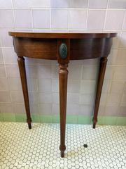 MaxSold Auction: Half Moon Small Table  - San Francisco (California, USA) SELLER MANAGED Estate Sale Online Auction - Kenwood Way