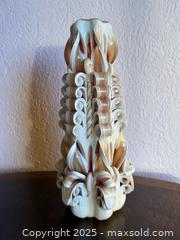 MaxSold Auction: Hand-Carved Decorative Candle – Vintage Carved Candle – Retro Home Decor – from the 1970s - San Francisco (California, USA) SELLER MANAGED Estate Sale Online Auction - Kenwood Way