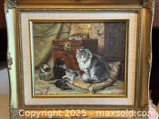 MaxSold Auction: Henriette Ronner-Knip Painting, Kittens at Play - San Francisco (California, USA) SELLER MANAGED Estate Sale Online Auction - Kenwood Way