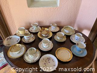 MaxSold Auction: HUGE Vintage Porcelain Bone China Teacup &#38; Saucers Collection: Limoges, Richard Ginori, Paragan\on, &#38; More - San Francisco (California, USA) SELLER MANAGED Estate Sale Online Auction - Kenwood Way
