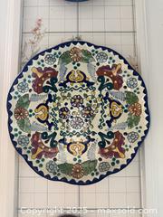 MaxSold Auction: Mexican Talavera Ceramic Plate Hand Painted 11&#34; diameter - San Francisco (California, USA) SELLER MANAGED Estate Sale Online Auction - Kenwood Way