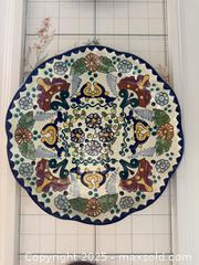 MaxSold Auction: Mexican Talavera Ceramic Plate Hand Painted 11&#34; diameter - San Francisco (California, USA) SELLER MANAGED Estate Sale Online Auction - Kenwood Way