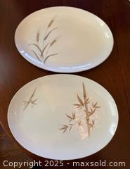 MaxSold Auction: Mid Century Fine China Bamboo Pattern Large Serving Platters  - San Francisco (California, USA) SELLER MANAGED Estate Sale Online Auction - Kenwood Way