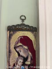 MaxSold Auction: Small Religious Tapestry Wall Art    - San Francisco (California, USA) SELLER MANAGED Estate Sale Online Auction - Kenwood Way