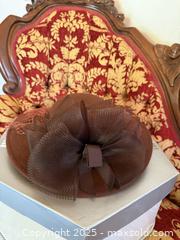 MaxSold Auction: Sonni of San Francisco Hat Women’s Wool Brown Velvet Large Bow - San Francisco (California, USA) SELLER MANAGED Estate Sale Online Auction - Kenwood Way