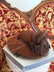 MaxSold Auction: Sonni of San Francisco Hat Women’s Wool Brown Velvet Large Bow - San Francisco (California, USA) SELLER MANAGED Estate Sale Online Auction - Kenwood Way