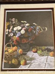 MaxSold Auction: Still Life with Flowers and Fruit by Claude Monet - San Francisco (California, USA) SELLER MANAGED Estate Sale Online Auction - Kenwood Way