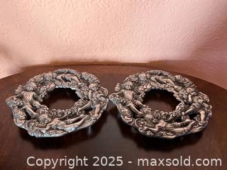 MaxSold Auction: Vintage Aluminum Cherubs Angels Flowers Trivets  - San Francisco (California, USA) SELLER MANAGED Estate Sale Online Auction - Kenwood Way