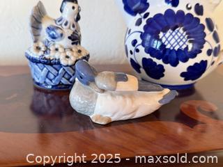 MaxSold Auction: Vintage Blue Ceramic Italian Lot  - San Francisco (California, USA) SELLER MANAGED Estate Sale Online Auction - Kenwood Way